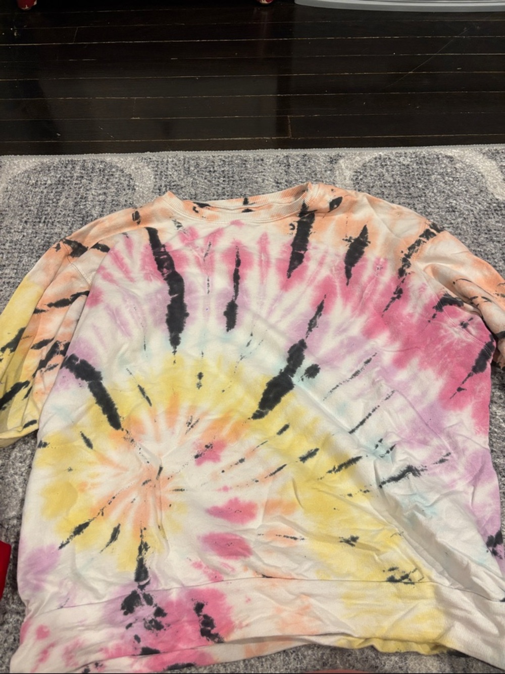 Multicolor Tie-Dye Short Sleeve Tee